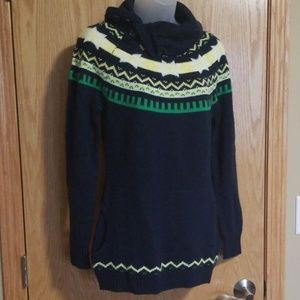 VENUS Navy Tunic Sweater